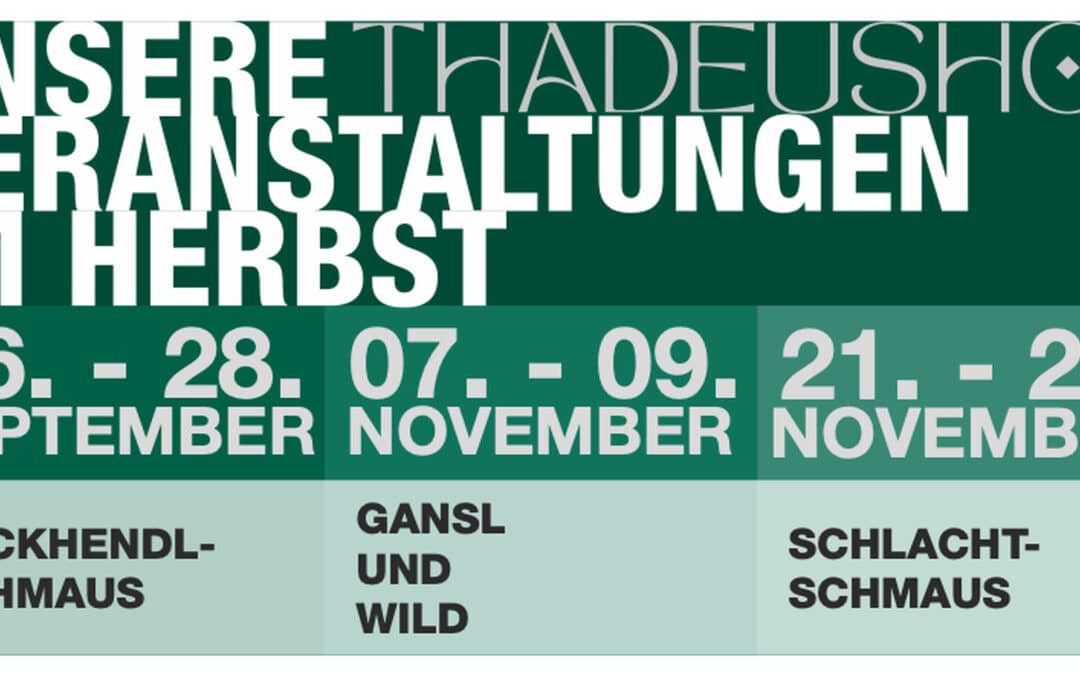 Herbstveranstaltungen im Thadeushof